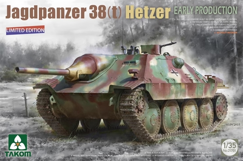 Takom 2170x Jagdpanzer 38(t) Hetzer Early Production (Limited Edition) 1/35