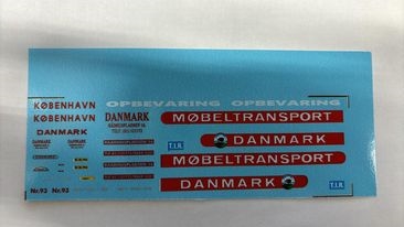 DMC Decals 87-184 Mads Hedegaard (DK) Scania 112M 1/87