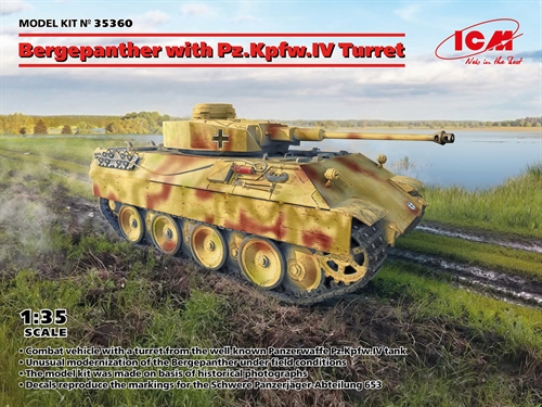 ICM 35360 Bergepanther med Pz.Kpfw.IV Turret 1/35