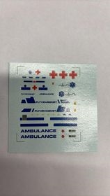 DMC Decals FB036 Flyvevåben ambulance ny 1/87