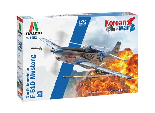 Italeri 1452 North American F-51D Mustang Korean War 1/72