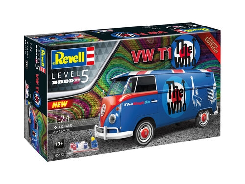 Revell 05672 VW T1 "The Who" - Gift Set 1/24