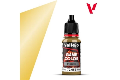 Vallejo 72055 Game Color Metallic Polished gold 18ml