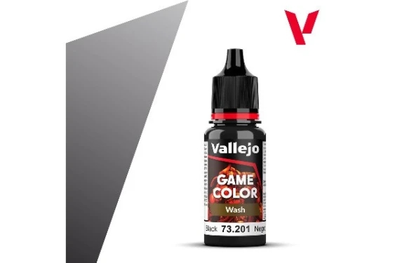 Vallejo 73201 Game Color Wash black 18ml