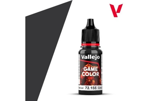 Vallejo 72155 Game Color Charcoal, 18 ml