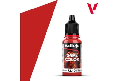 Vallejo 72106 Game Color Scarlett Blood, 18 ml