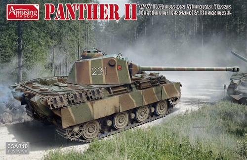 Amusing Hobby 35A040 Panther II (Rheinmetall turret) 1/35