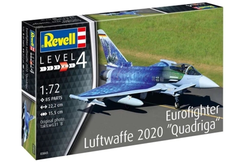 Revell 03843 Eurofighter "Luftwaffe 2020 Quadriga" 1/72