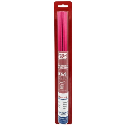 K&S Metal 6045 Aluminium Crafting folie pink 0,1x305x610mm 