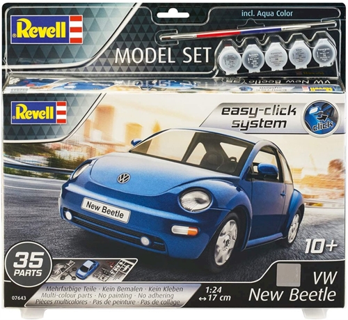 Revell 67643 Model Set VW Beetle,  easy click 1/24