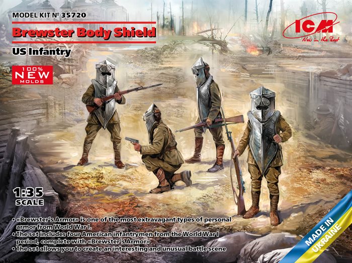 ICM 35720 Brewster Body shield US Infanteri 1/35