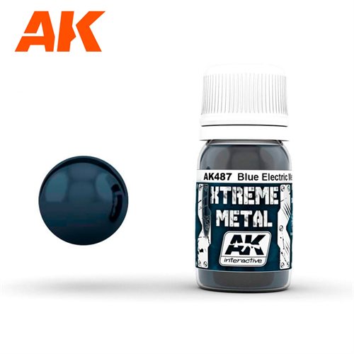 AK487 XTREME METAL METALLIC BLÅ 30ML