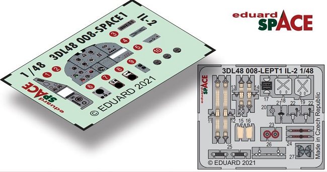 Eduard 3DL48008 Ilyushin Il-2 Sturmovik 1/48