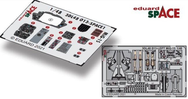 Eduard 3DL48013 Mikoyan-Gurevich MiG-15 1/48