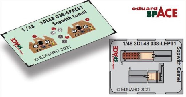 Eduard 3DL48038 Sopwith Camel 1/48