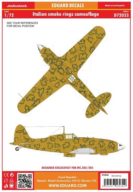 Eduard D72033 Italian Smoke Rings for camouflage 1/72