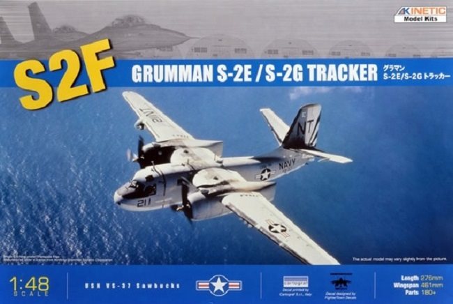 Kinetic KIN48024 Grumman S-2E / S-2G Tracker 1/48