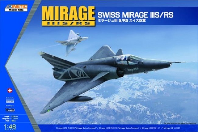 Kinetic KIN48058 Dassault Mirage IIIS/RS 1/48