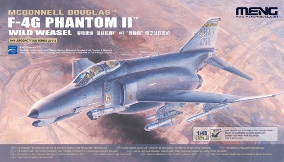 Meng LS015 MCDONNELL DOUGLAS F-4G PHANTOM II VILD VÆSEL 1/48