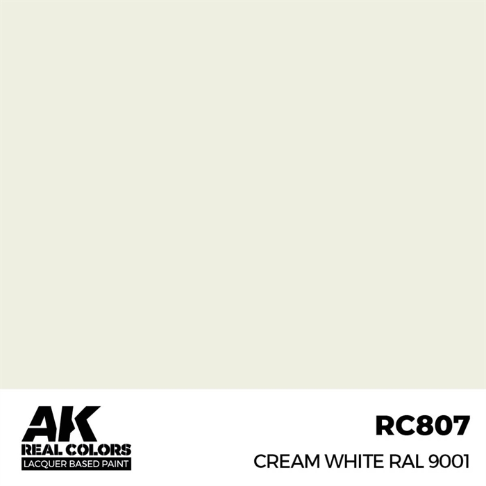 AKRC807 Creme hvid RAL 9001, 17 ml