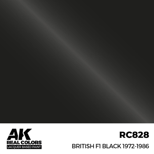 AKRC828 Britisk F1 Sort 1972-1986, 17 ml