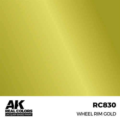 AKRC830 Hjulfælg guld, 17 ml