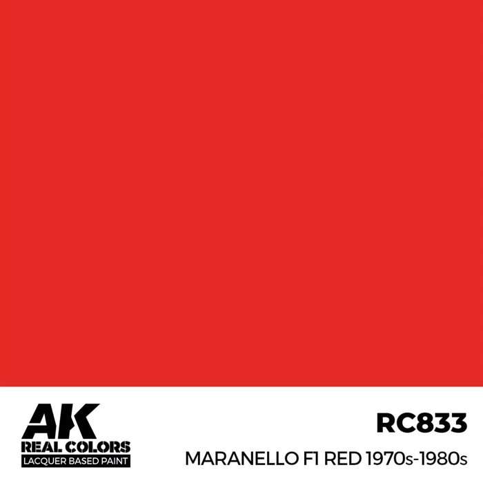 AKRC833 Maranello F1 Rød 1970\'erne-1980\'erne, 17 ml