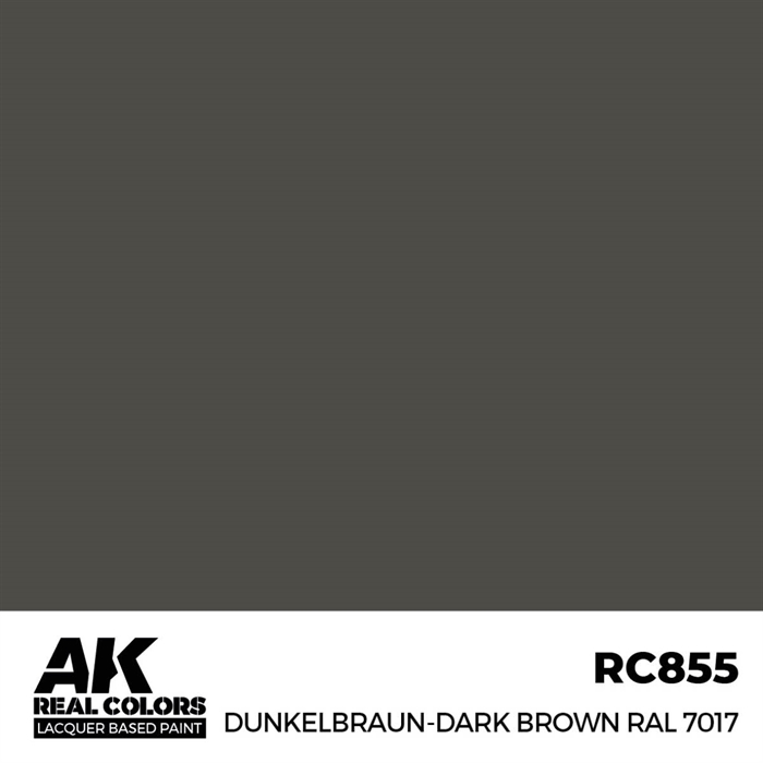 AKRC855 Dunkelbraun-Mørkebrun RAL 7017, 17 ml