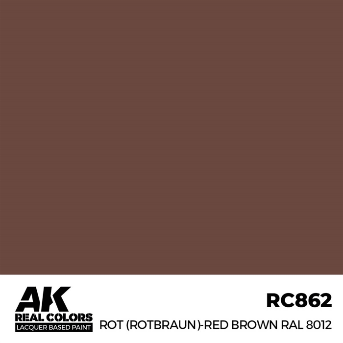 AKRC862 Rot (Rotbraun)-Rød (Rød Brun) RAL 8012, 17 ml