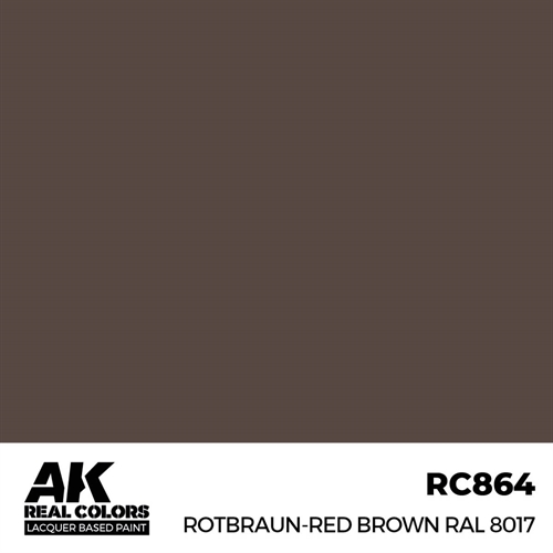 AKRC864 Rot (Rotbraun)-Rød (Rød Brun) RAL 8017, 17 ml