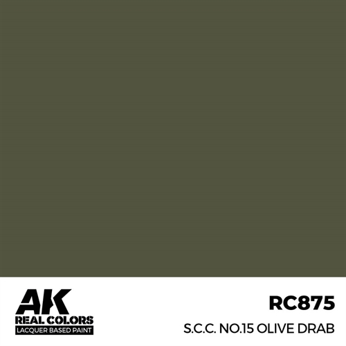 AKRC875 SCC No.15 Olive Drab, 17 ml