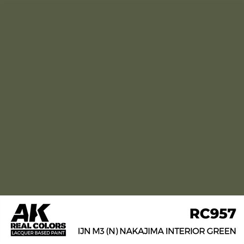 AKRC957 IJN M3(N) Nakajima Interiør Grøn, 17 ml