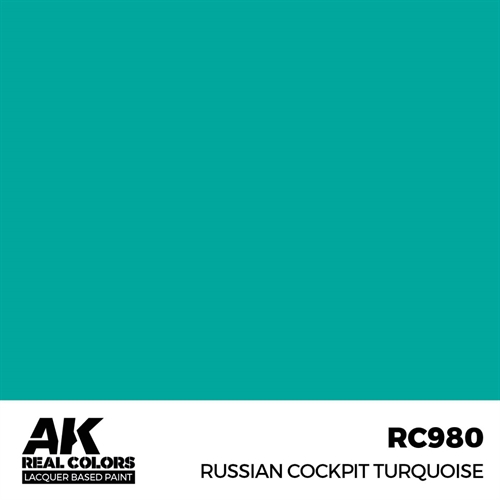 AKRC980 Russisk cockpit turkis, 17 ml