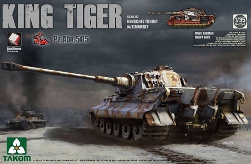 Takom 2047 KING TIGER - SD. KFZ. 182 - PZ. ABT. 505 1/35