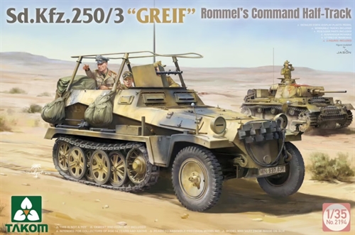 Takom 2194 SD.KFZ.250/3"GREIF" ROMMEL'S KOMMANDO HALVSPOR 1/35