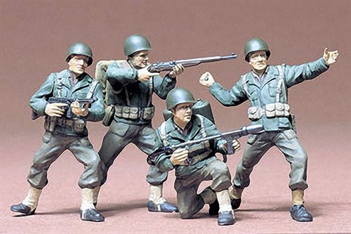 Tamiya 35013 U.S. Army Infantry w/4 Figures - 1:35