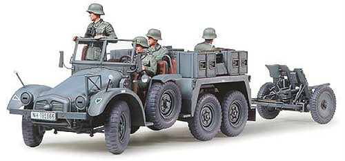 Tamiya 35259 Krupp Tow Truck w/37mm PAK - 1:35