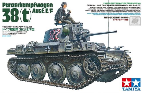 Tamiya 35369 German Pz.Kpfw. 38(t) Ausf. E/F 1/35