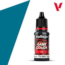 Vallejo Game Color 72084 Ink dark turquoise 18ml