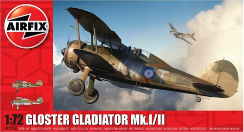 Airfix 02052A Gloster Gladiator Mk I/II BiPlane Fighter 1/72