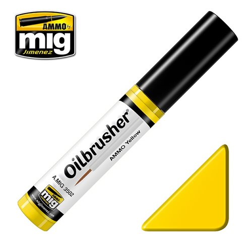 Ammo by MIG 3502 Oilbrusher AMMO YELLOW