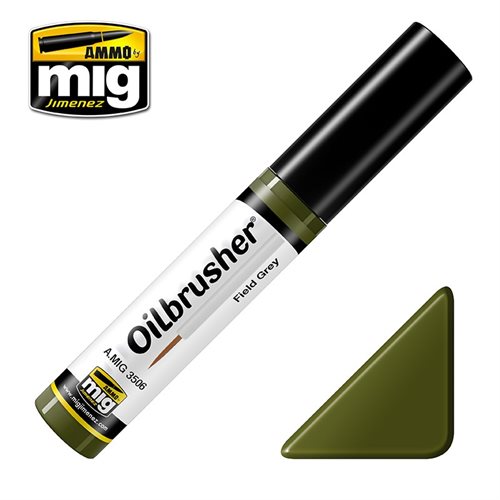 Ammo by MIG 3506 Oilbrusher AMMO FIELD GREEN