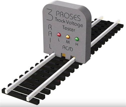 PVT-002 Spor strømtester til 3-skinne drift/Märklin c- og k-skinner