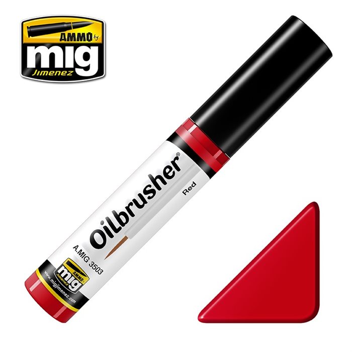 Ammo by MIG 3503 Oilbrusher RED