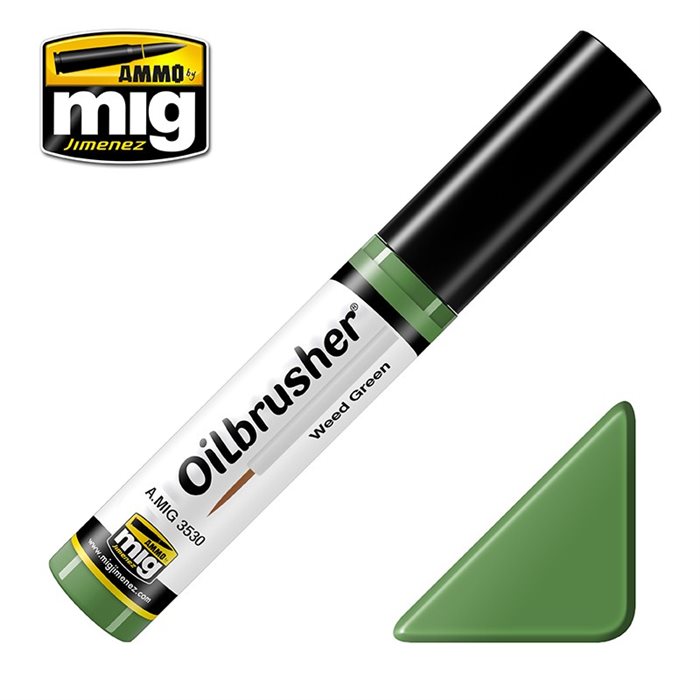 Ammo by MIG 3530 Oilbrusher WEED GREEN